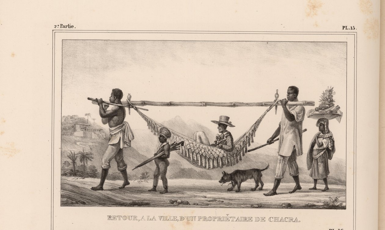 Retorno à cidade de um proprietário de chacra, 1835. de Jean Baptiste Debret