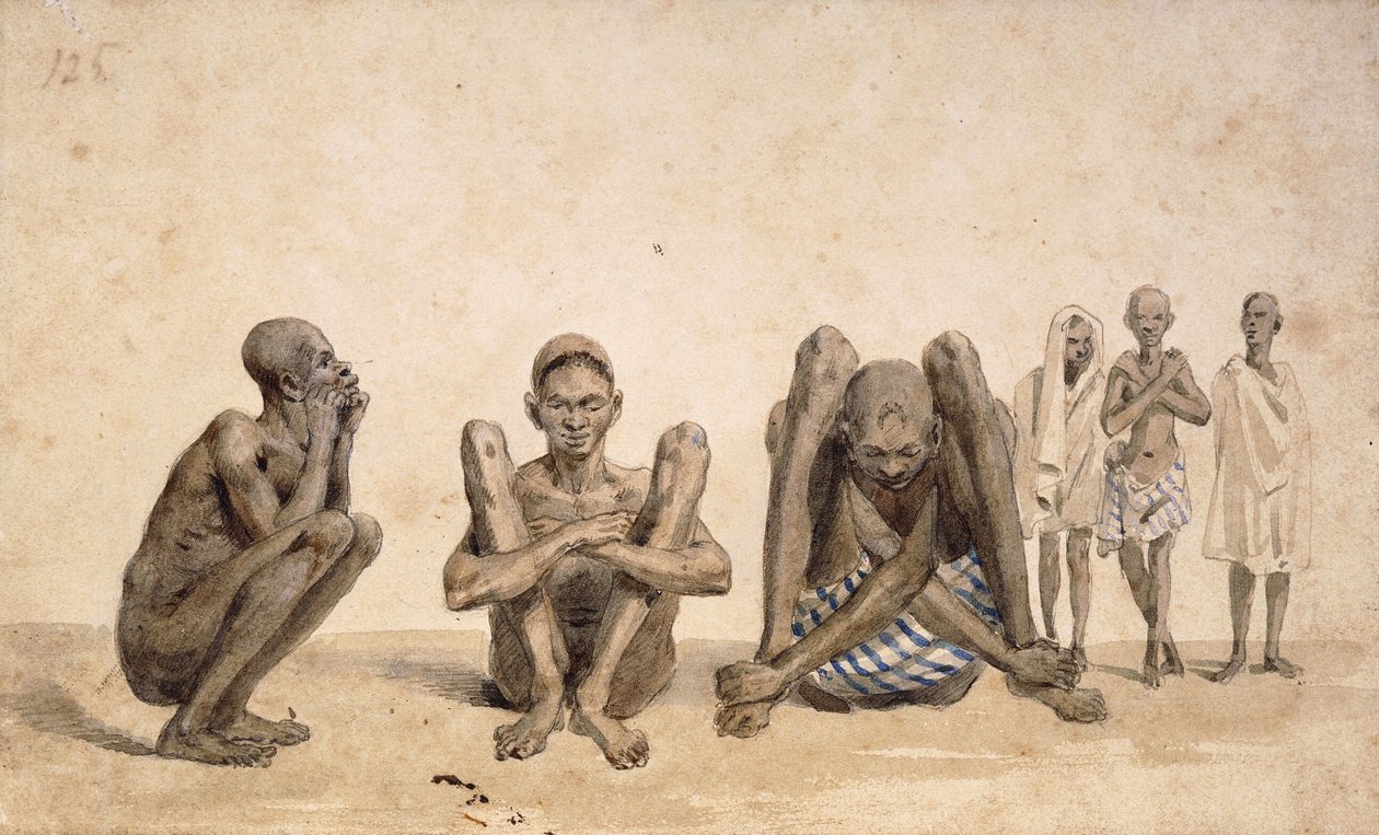 Slaves of Rio Janeiro, c. 1825-6 de Jean Baptiste Debret