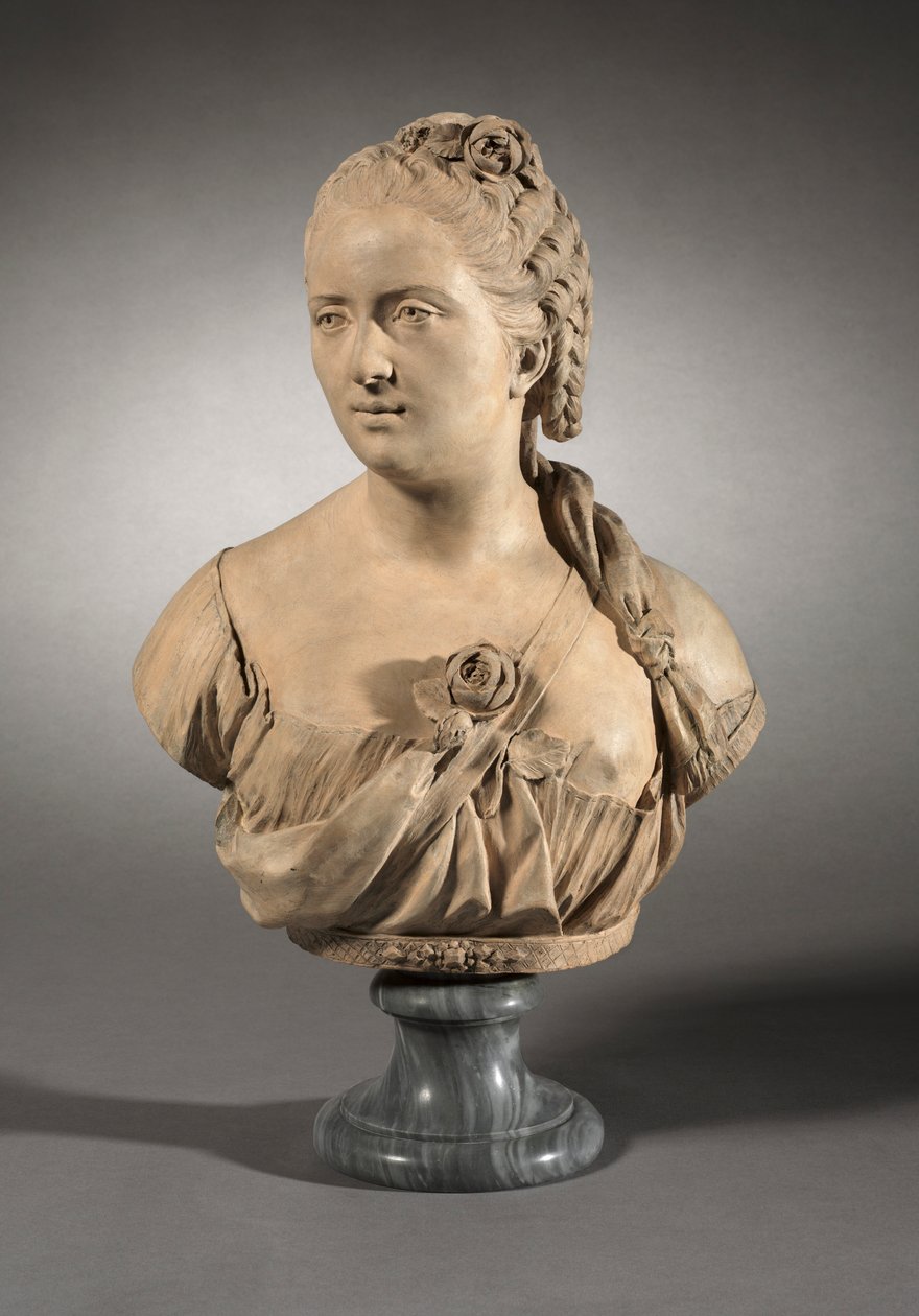 Retrato de uma mulher, 1759. de Jean Baptiste Defernex