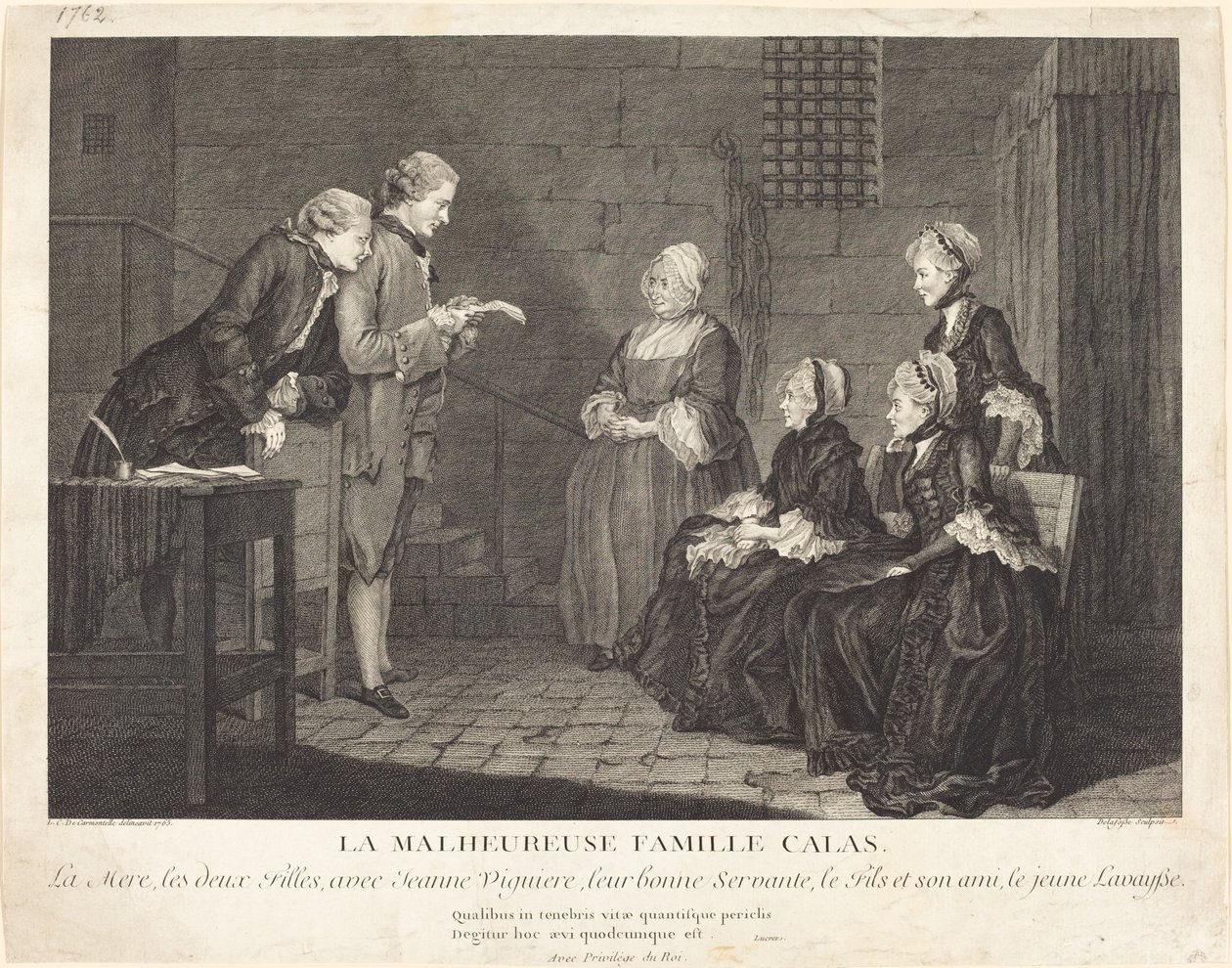 A Desventurada Família Calas de Jean Baptiste Delafosse, after Louis de Carrogis, called Carmontelle