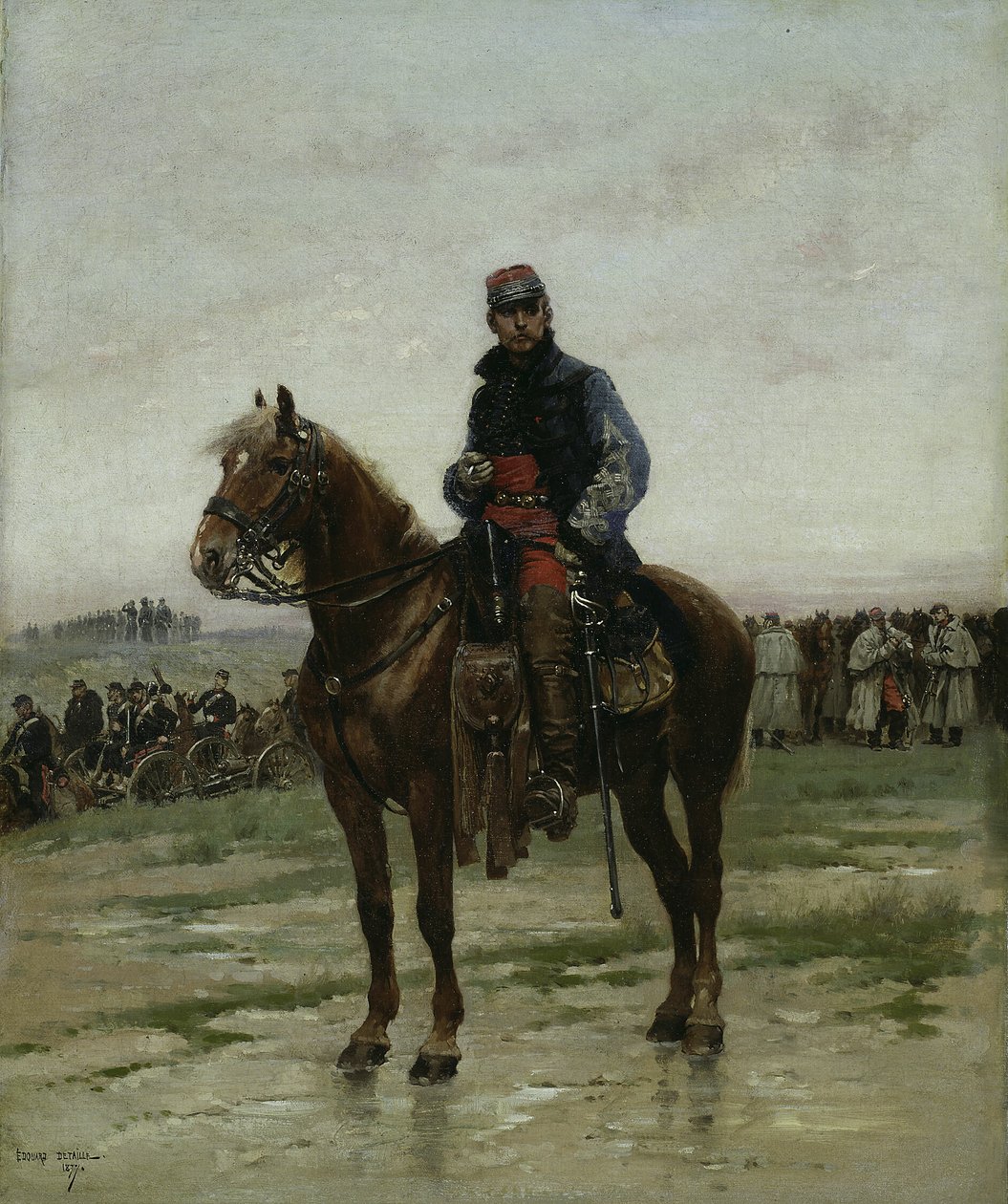 Um oficial montado de Jean Baptiste Edouard Detaille
