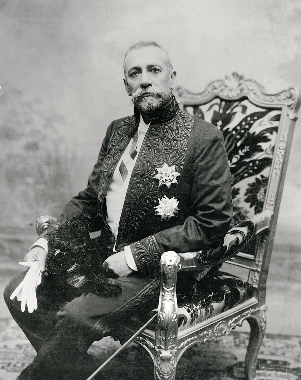 Charles Grimaldi, o príncipe Albert de Mônaco de Jean Baptiste Edouard Detaille