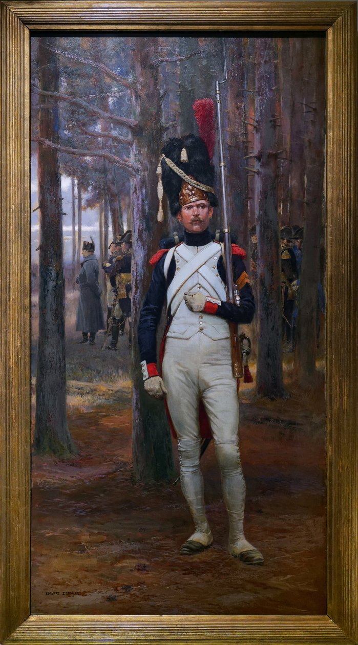 O Faccionário, c.1900 (óleo sobre madeira) de Jean Baptiste Edouard Detaille
