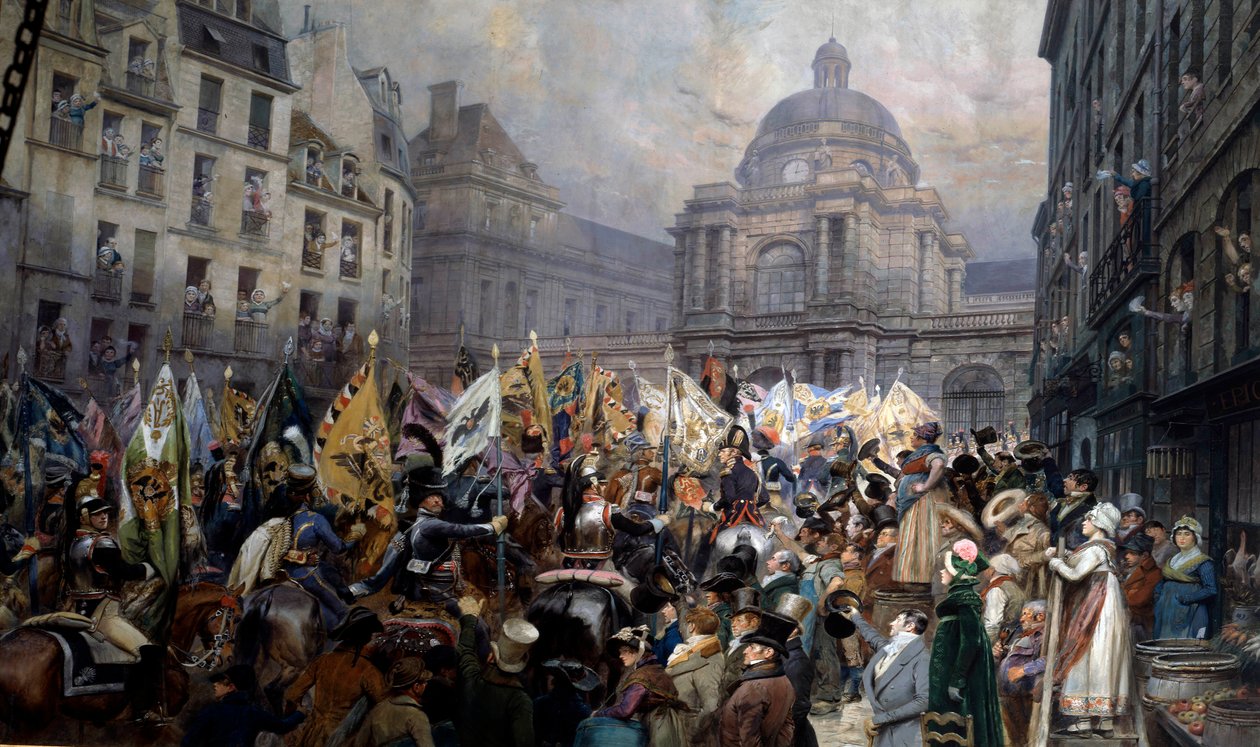 entregue ao senado dos trópicos após a batalha de ulm e austerlitz (1 de janeiro de de Jean Baptiste Edouard Detaille