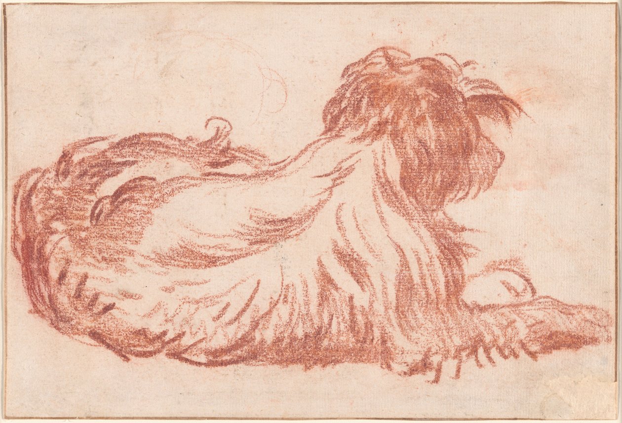 Um cachorro de Jean Baptiste Greuze