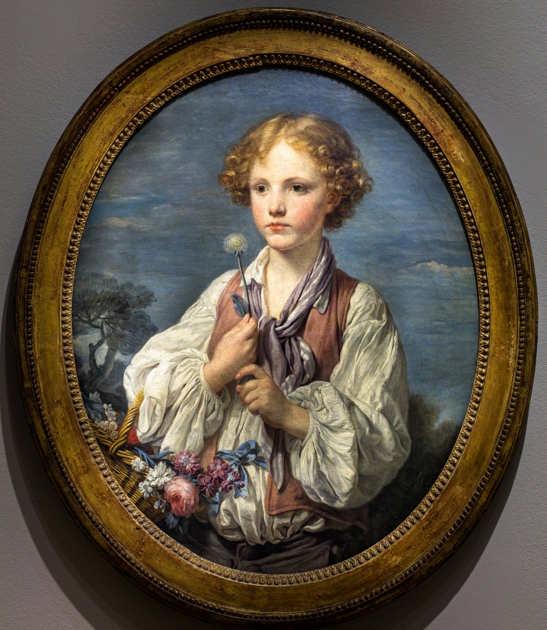 Um jovem pastor de Jean Baptiste Greuze