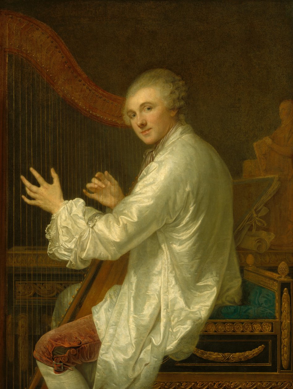 Ange Laurent de La Live de Jully, provavelmente 1759. de Jean Baptiste Greuze