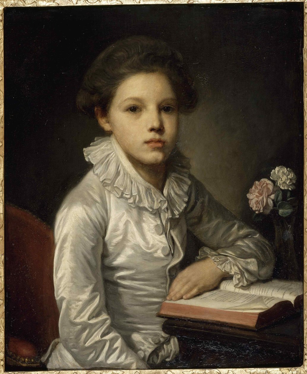 Charles Étienne de Bourgevin Vialart de Saint-Morys 1772-1817 quando criança, ca. 1783 de Jean Baptiste Greuze