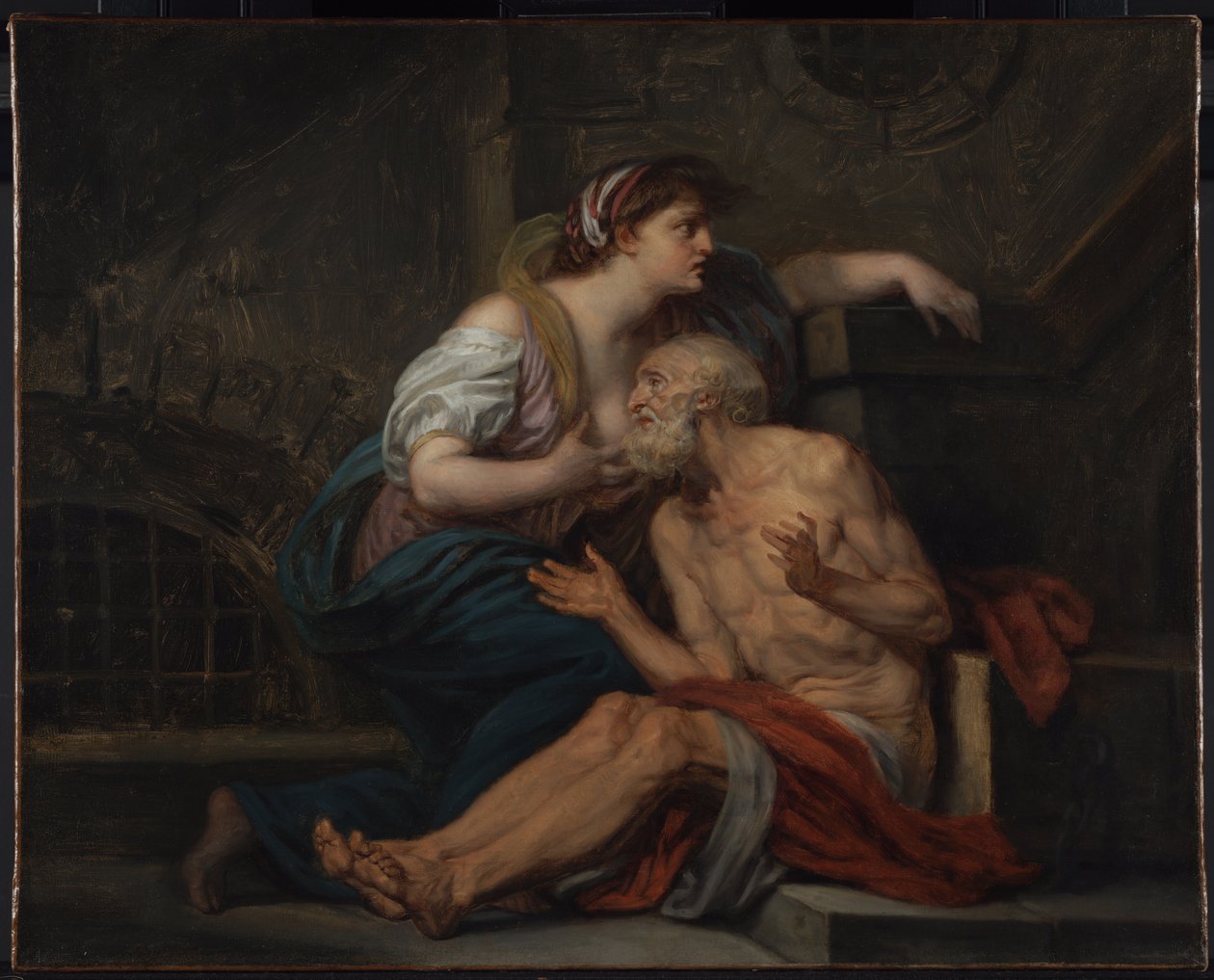 Cimon e Pero: "Caridade Romana" de Jean Baptiste Greuze