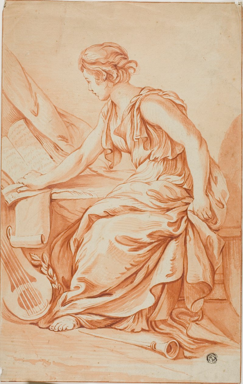 Eulerpe ou Clio de Jean Baptiste Greuze