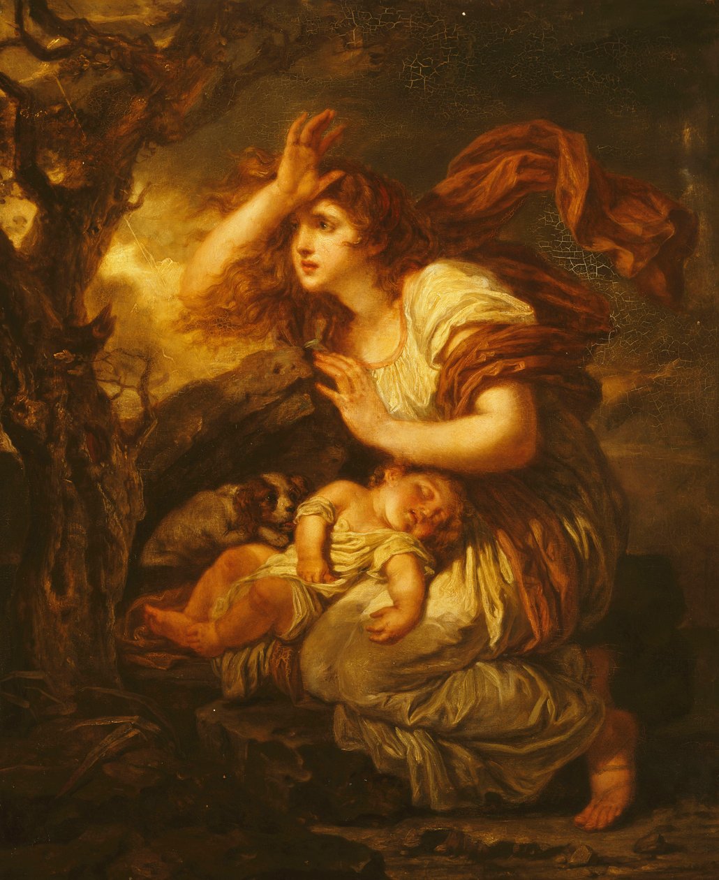 Medo da tempestade; Medo da tempestade, de Jean Baptiste Greuze