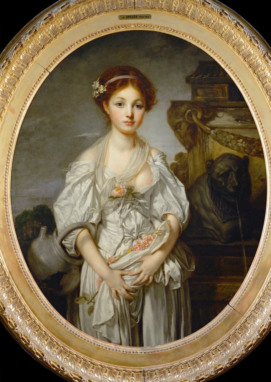 La cruche cassee - o jarro partido ... de Jean Baptiste Greuze