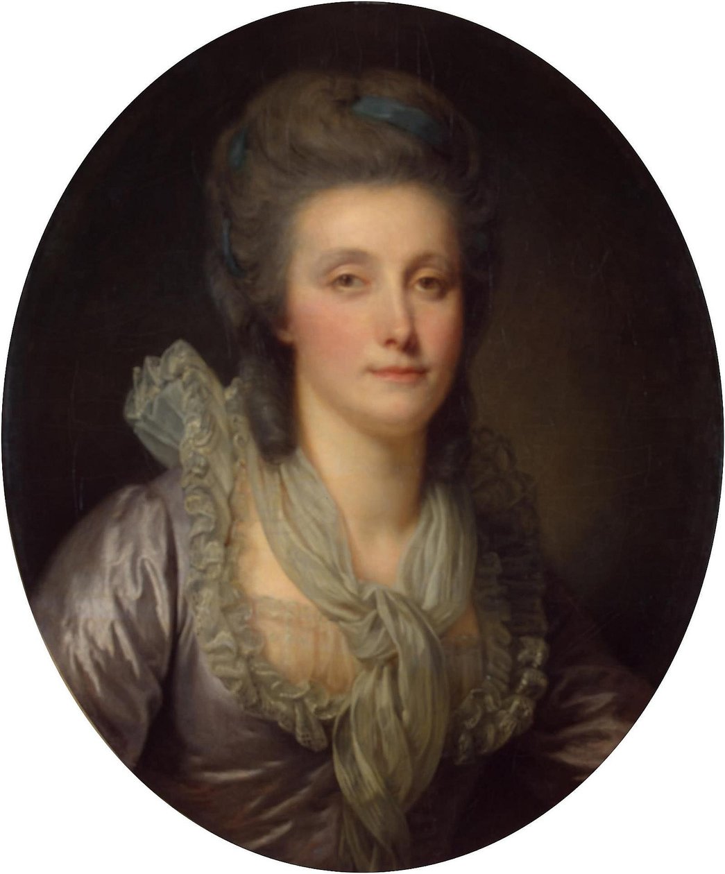 Retrato da Condessa Ekaterina Shuvalova de Jean Baptiste Greuze