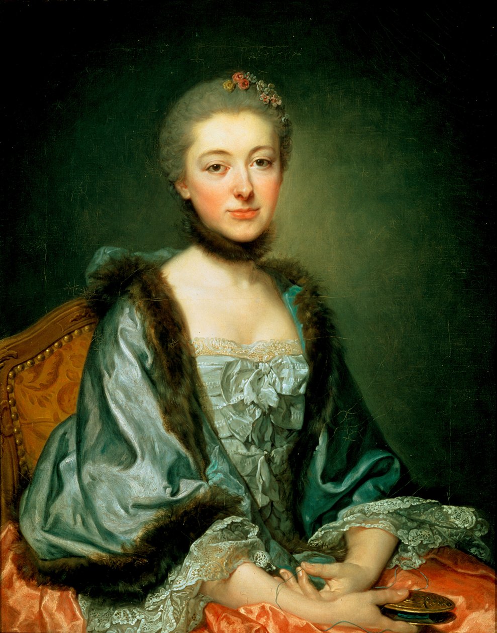 Retrato de Marie Angélique Vérany de Varennes, Mme Georges Gougenot de Croissy de Jean Baptiste Greuze