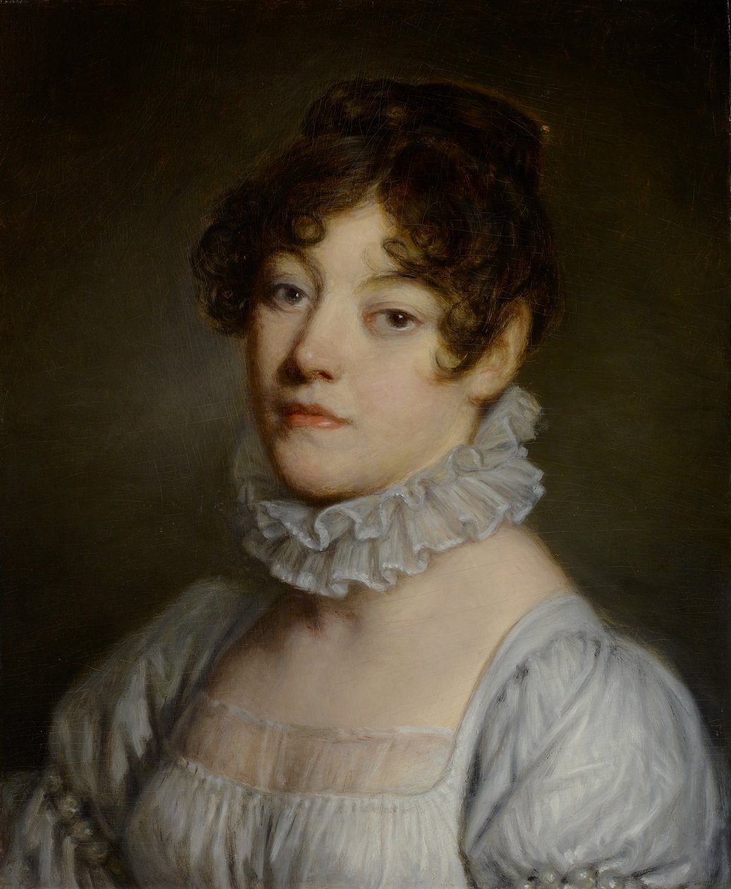 Retrato de uma jovem mulher, 1790-1805 de Jean Baptiste Greuze