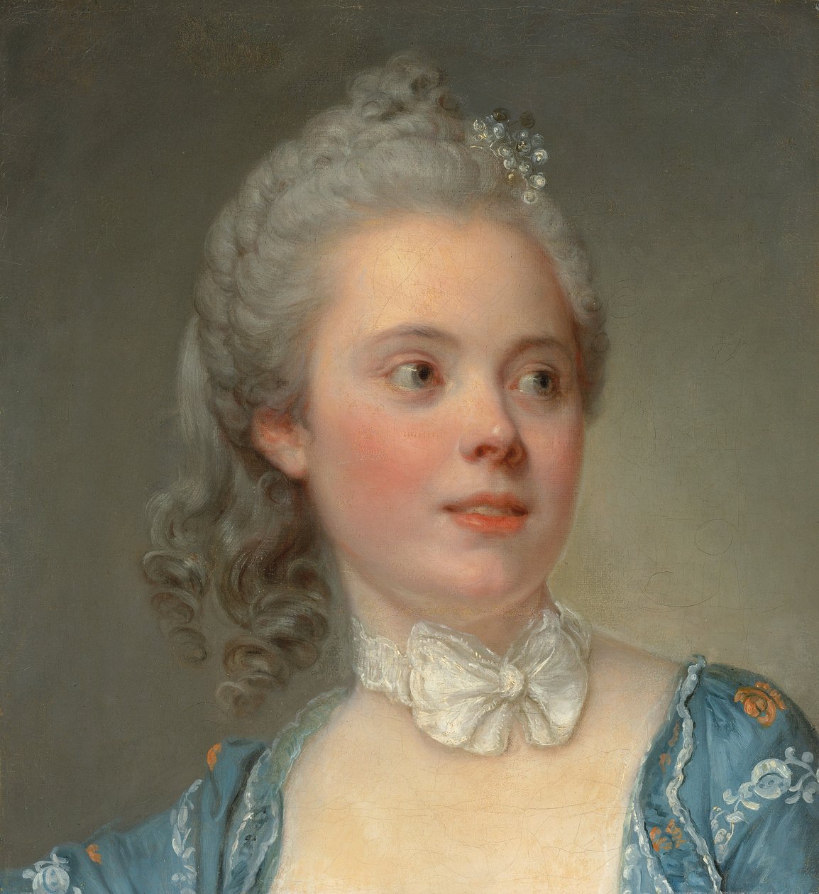 Retrato de uma senhora, c.1765 de Jean Baptiste Greuze