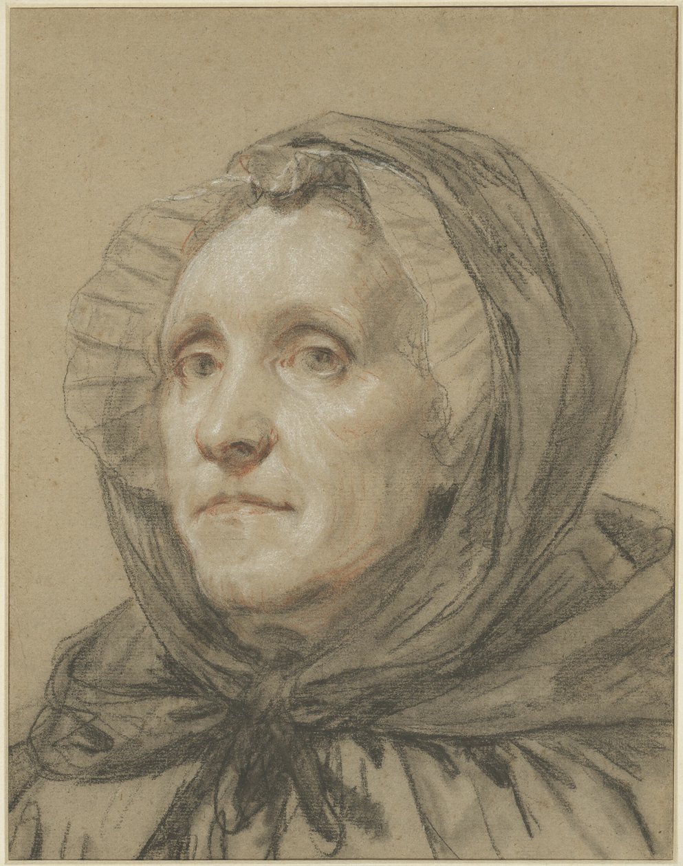 Retrato da mãe do artista de Jean Baptiste Greuze
