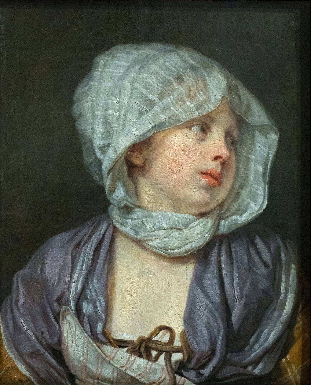 Retrato da esposa do artista de Jean Baptiste Greuze