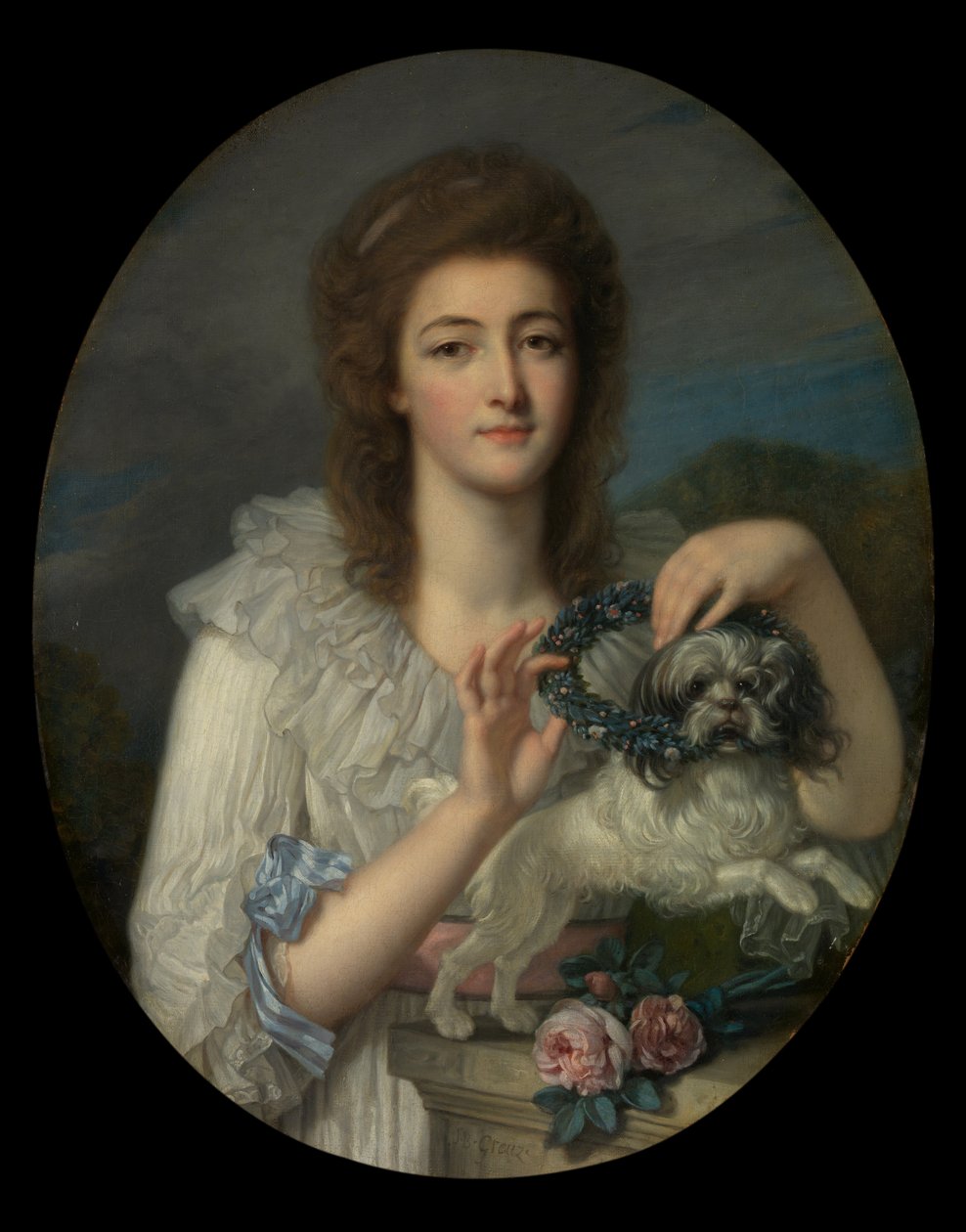 Princesa Varvara Nikolaevna Gagarina (1762-1802), c.1780-82 de Jean Baptiste Greuze