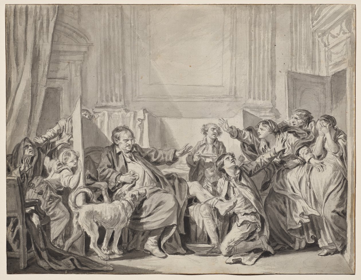 A Filha Culpada e Arrependida de Jean-Baptiste Greuze