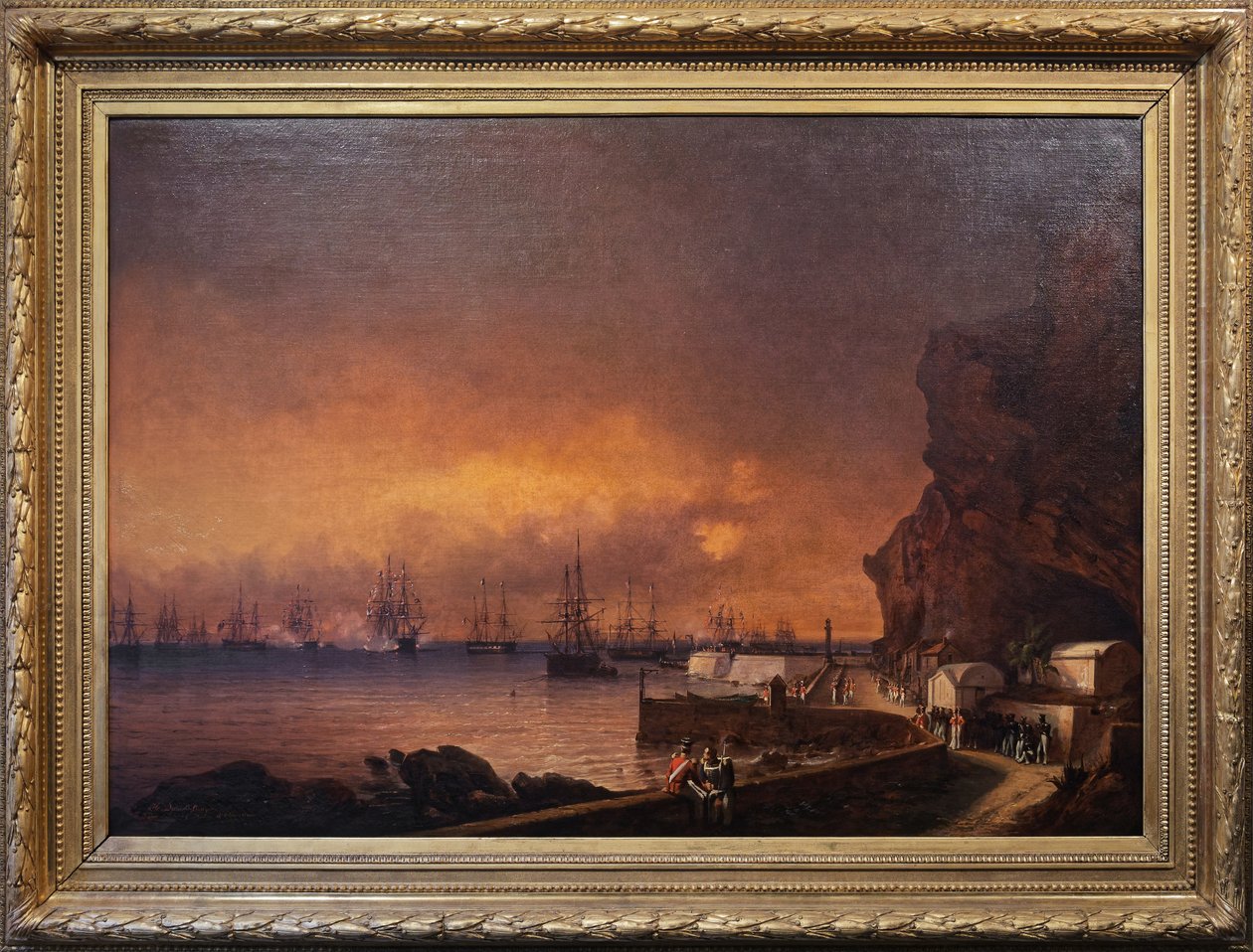 A esquadra francesa em Sainte Helene de Jean Baptiste Henri Durand Brager