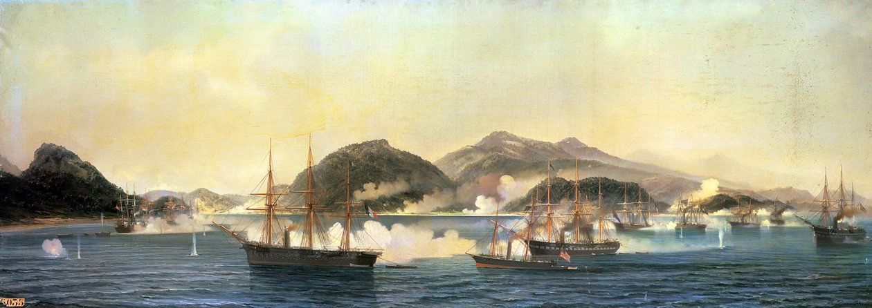 A Segunda Batalha de Shimonoseki, 5 de setembro de 1864, 1868 de Jean Baptiste Henri Durand Brager