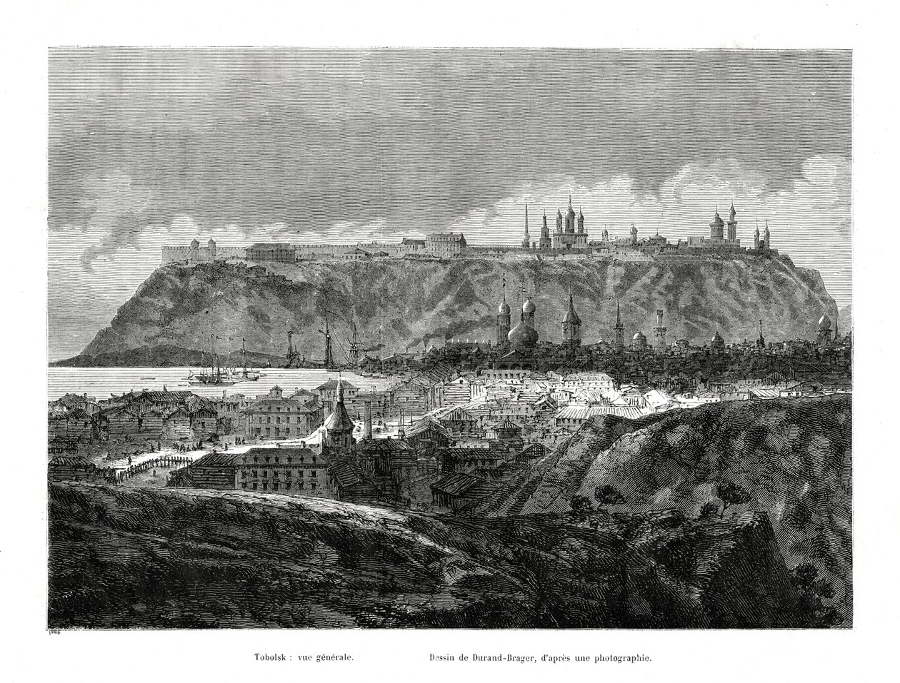 Tobolsk, Sibéria, Rússia, 1886 de Jean Baptiste Henri Durand Brager