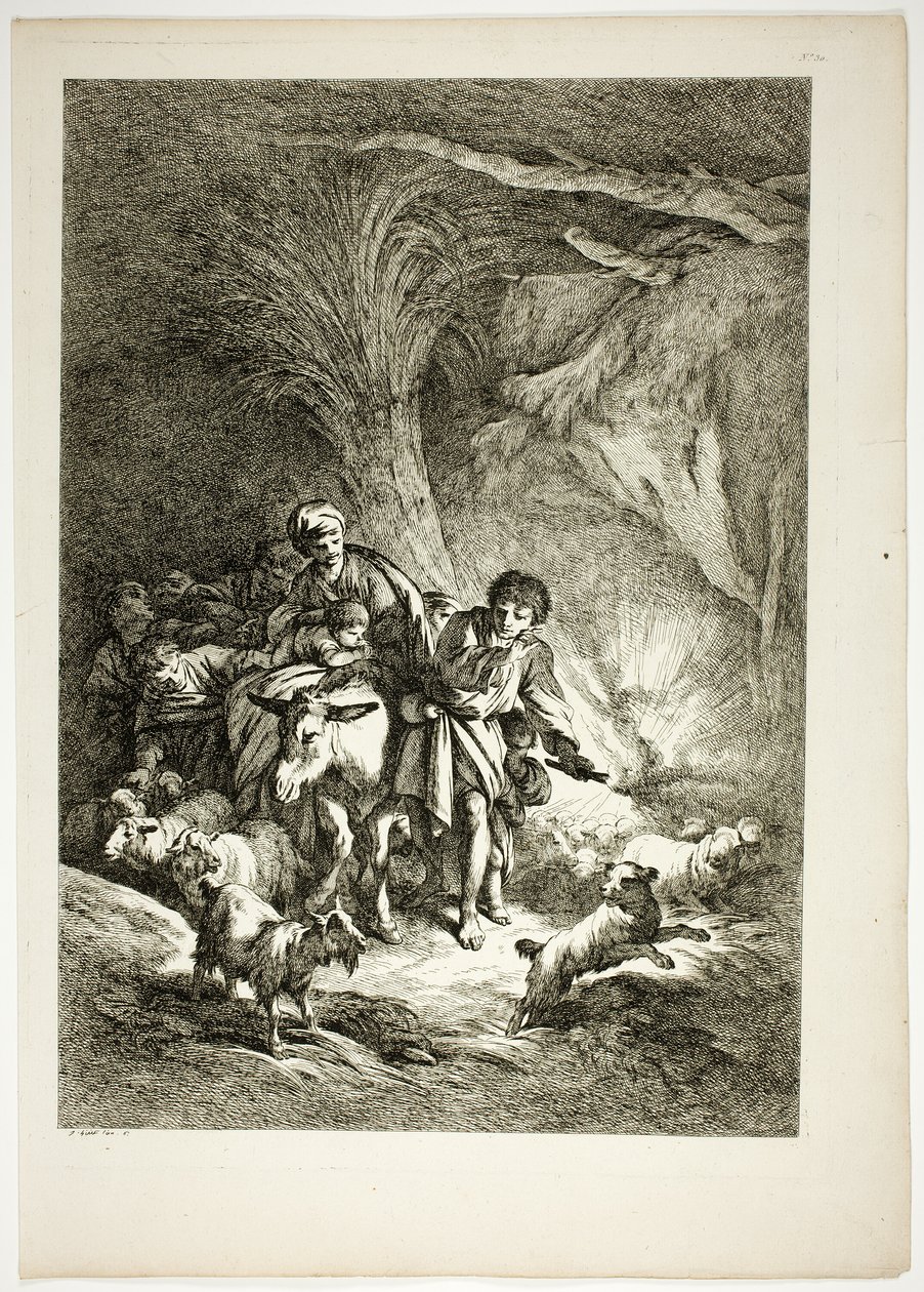 Placa 30 de 38 de Oeuvres de J. B. Huet de Jean Baptiste Huet