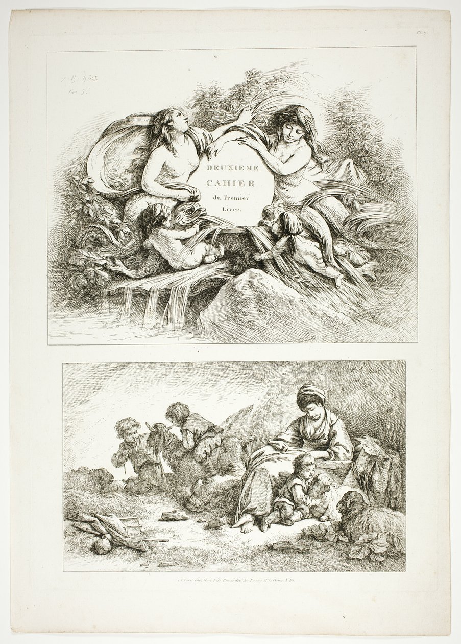 Placa Sete de 38, de Oeuvres de J. B. Huet de Jean Baptiste Huet