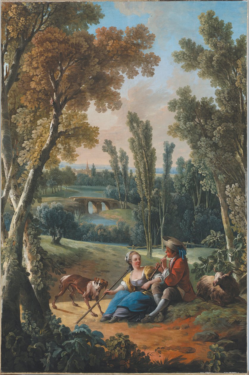 A lição da flauta de Jean Baptiste Huet