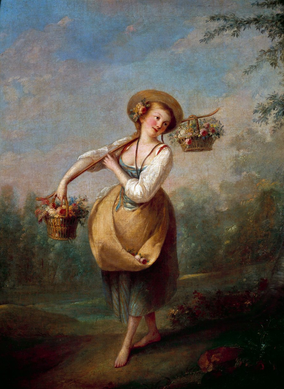 A Pintura Ibex de Jean Baptiste Huet (1745-1811) Paris do século XVIII, Musee Cognacq Jay de Jean Baptiste Huet