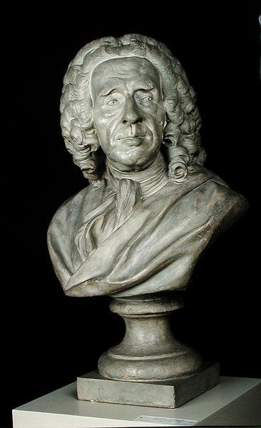 Busto de Bernard O Bouvier de Fontenelle (1657-1757) de Jean Baptiste II Lemoyne