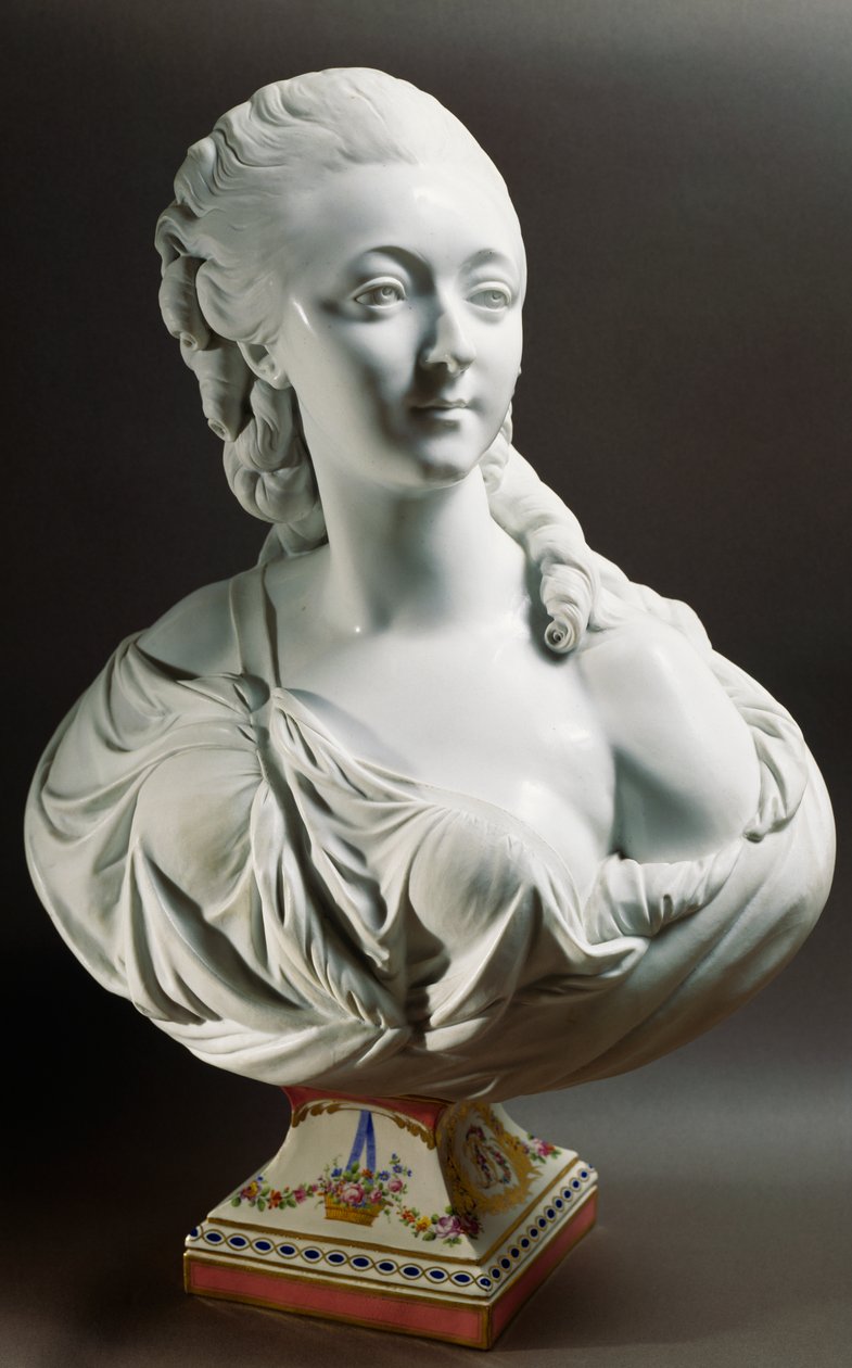 Busto de Marie-Jeanne Becu, Condessa Du Barry (1743-1793) de Jean Baptiste II Lemoyne