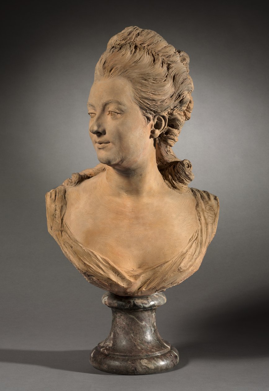 Retrato de Melle de Vandeul, possivelmente 1760 de Jean Baptiste II Lemoyne