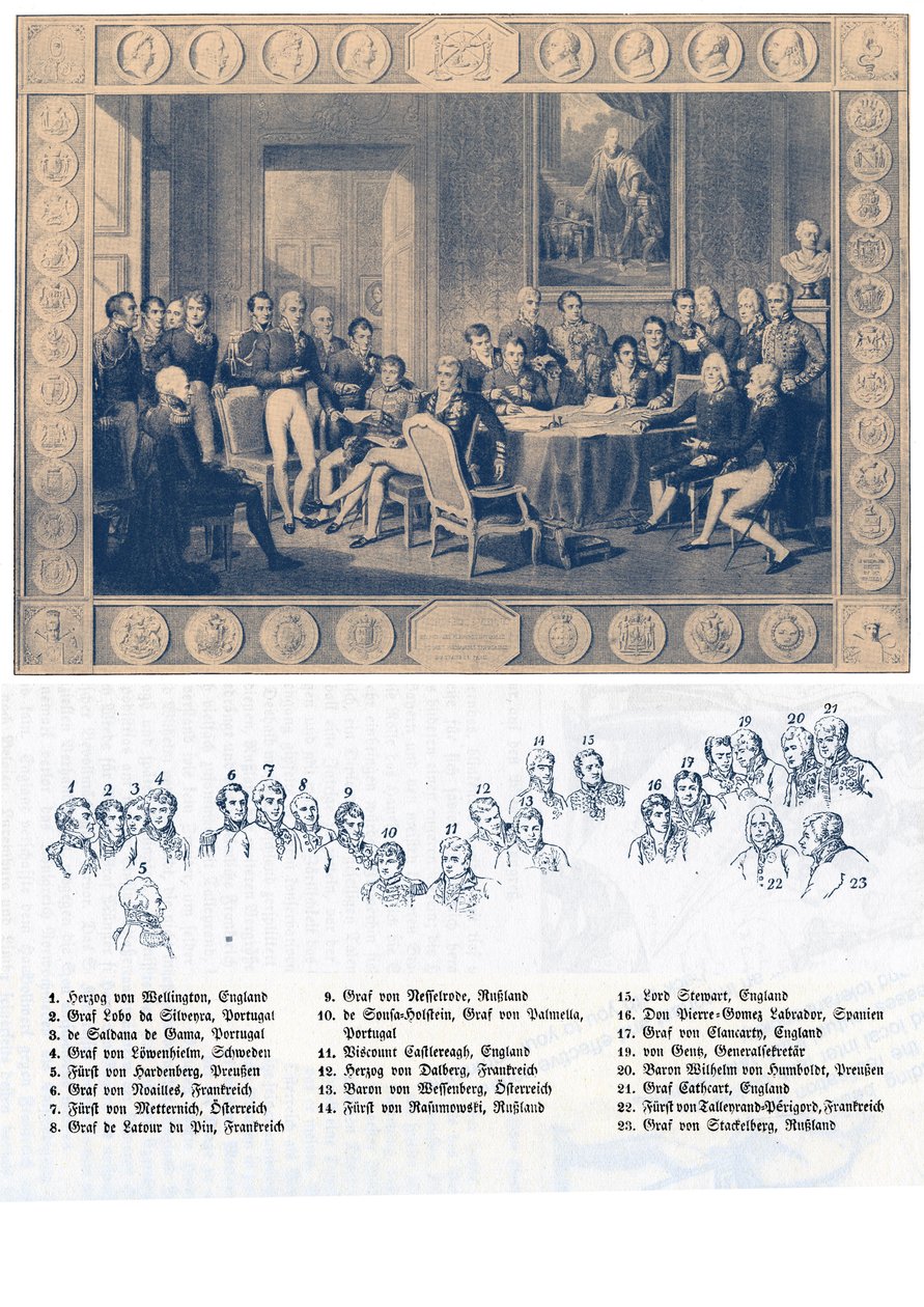 Congresso de Viena -1814 de Jean Baptiste Isabey