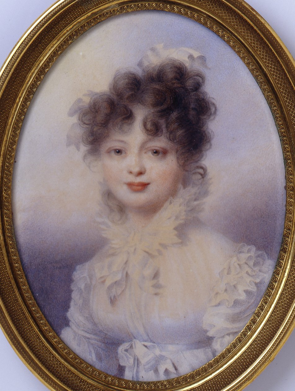 Grã-duquesa Catherine Pavlovna da Rússia 1788-1819, rainha de Württemberg de Jean Baptiste Isabey
