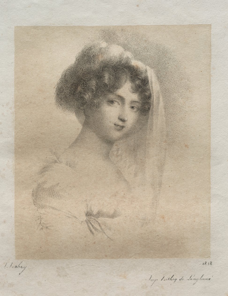 Sra. Horácio Vernet de Jean Baptiste Isabey