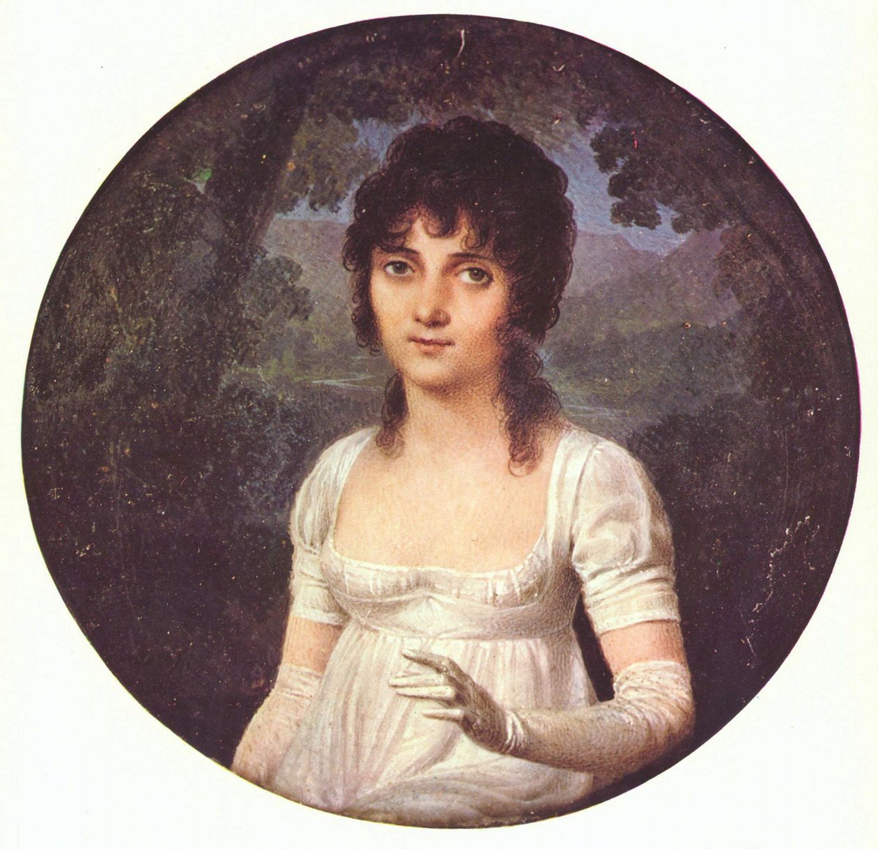 Retrato de Christine Boyer de Jean Baptiste Isabey