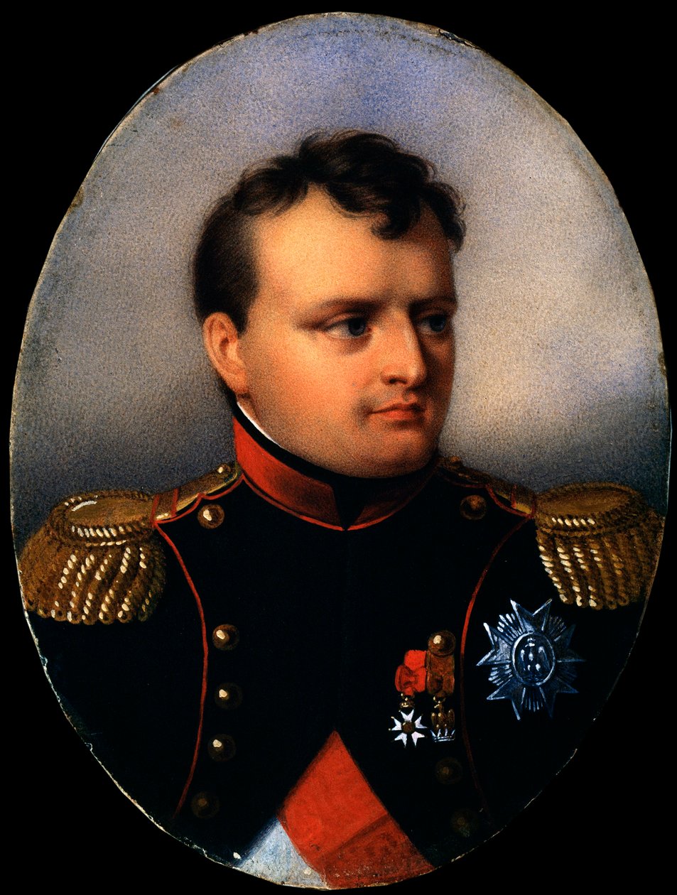 Retrato do imperador Napoleão I Bonaparte 1769-1821, início do século XIX. de Jean Baptiste Isabey
