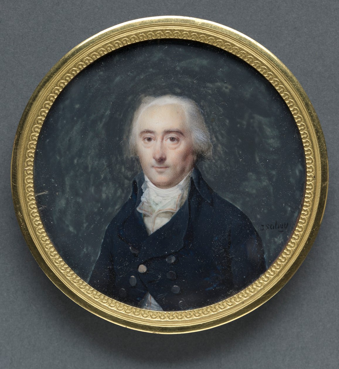 Retrato de um homem, início dos anos 1790. de Jean Baptiste Isabey