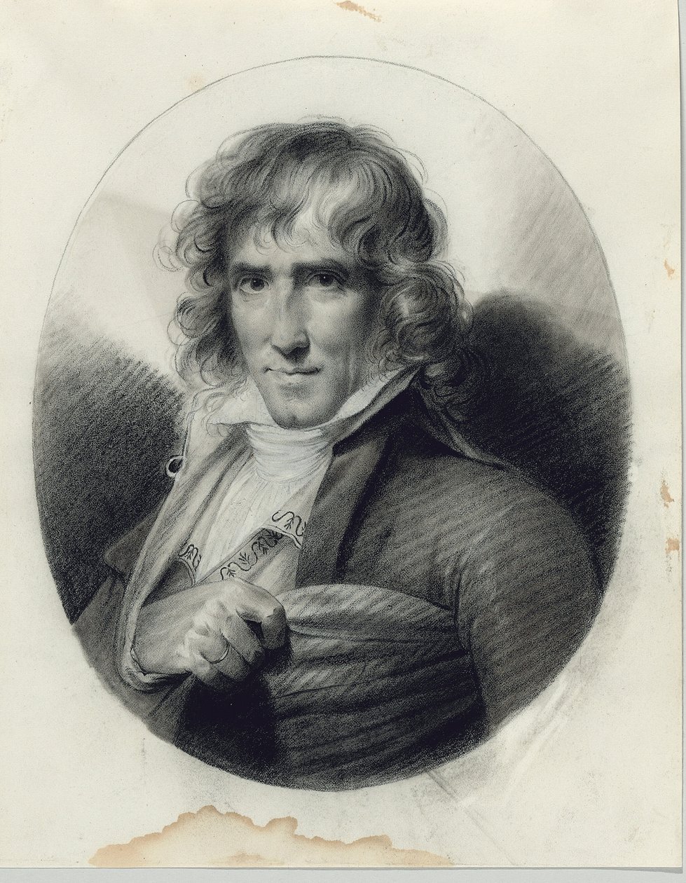 Retrato do artista Joseph Chinard de Jean Baptiste Isabey