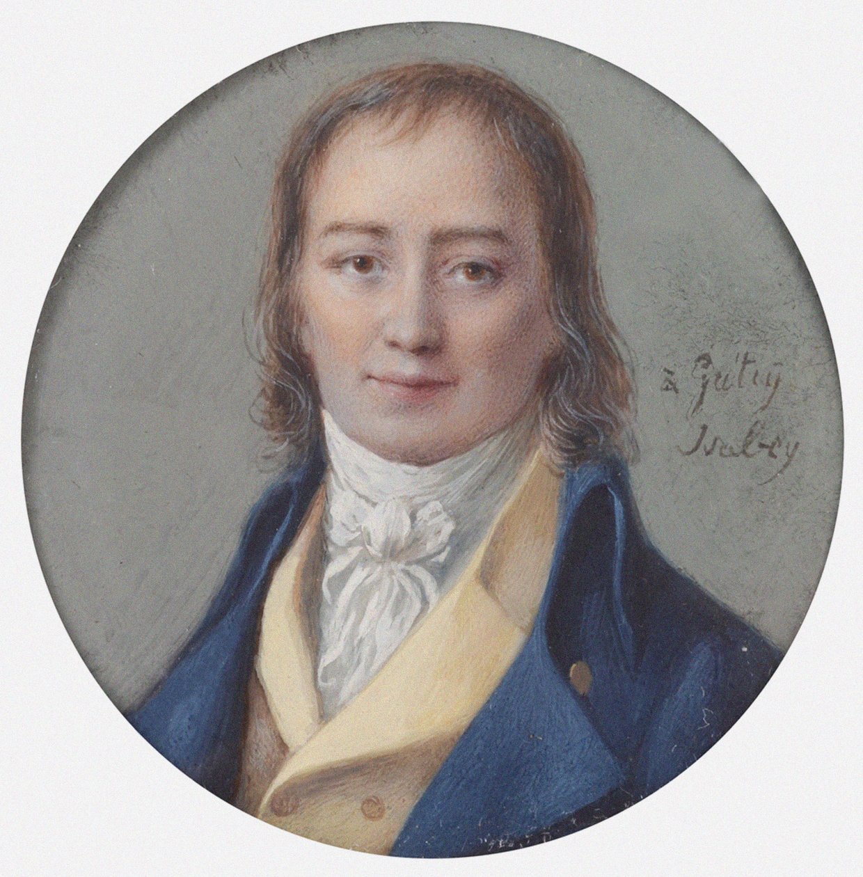 Retrato do compositor André Ernest Modeste Grétry 1741-1813, 1786-1788. de Jean Baptiste Isabey
