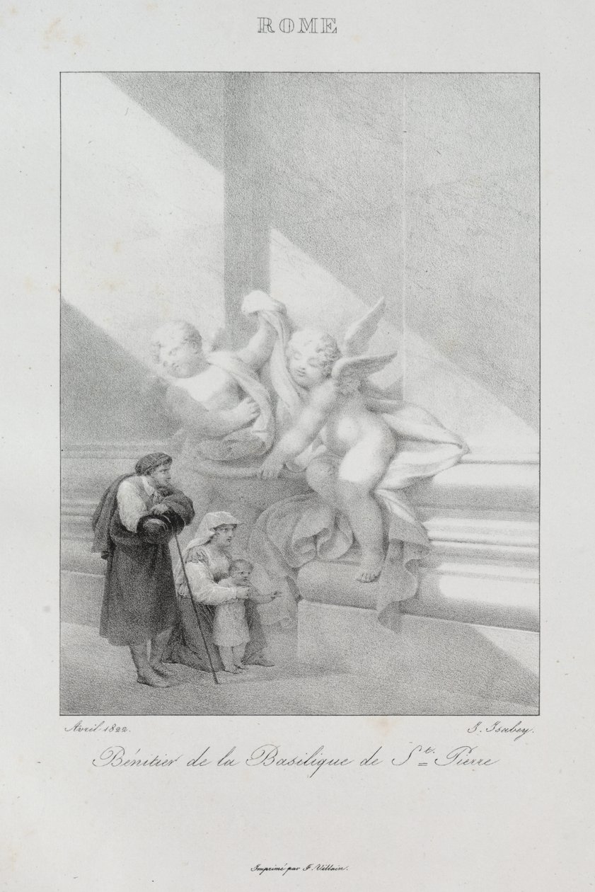 Viagem à Itália em 1822 de Jean Baptiste Isabey