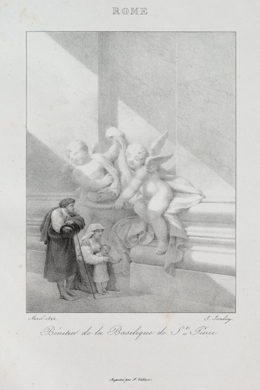 Viagem à Itália em 1822 de Jean Baptiste Isabey