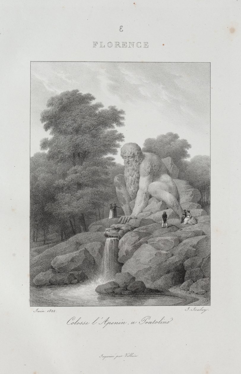 Viagem à Itália em 1822 de Jean Baptiste Isabey