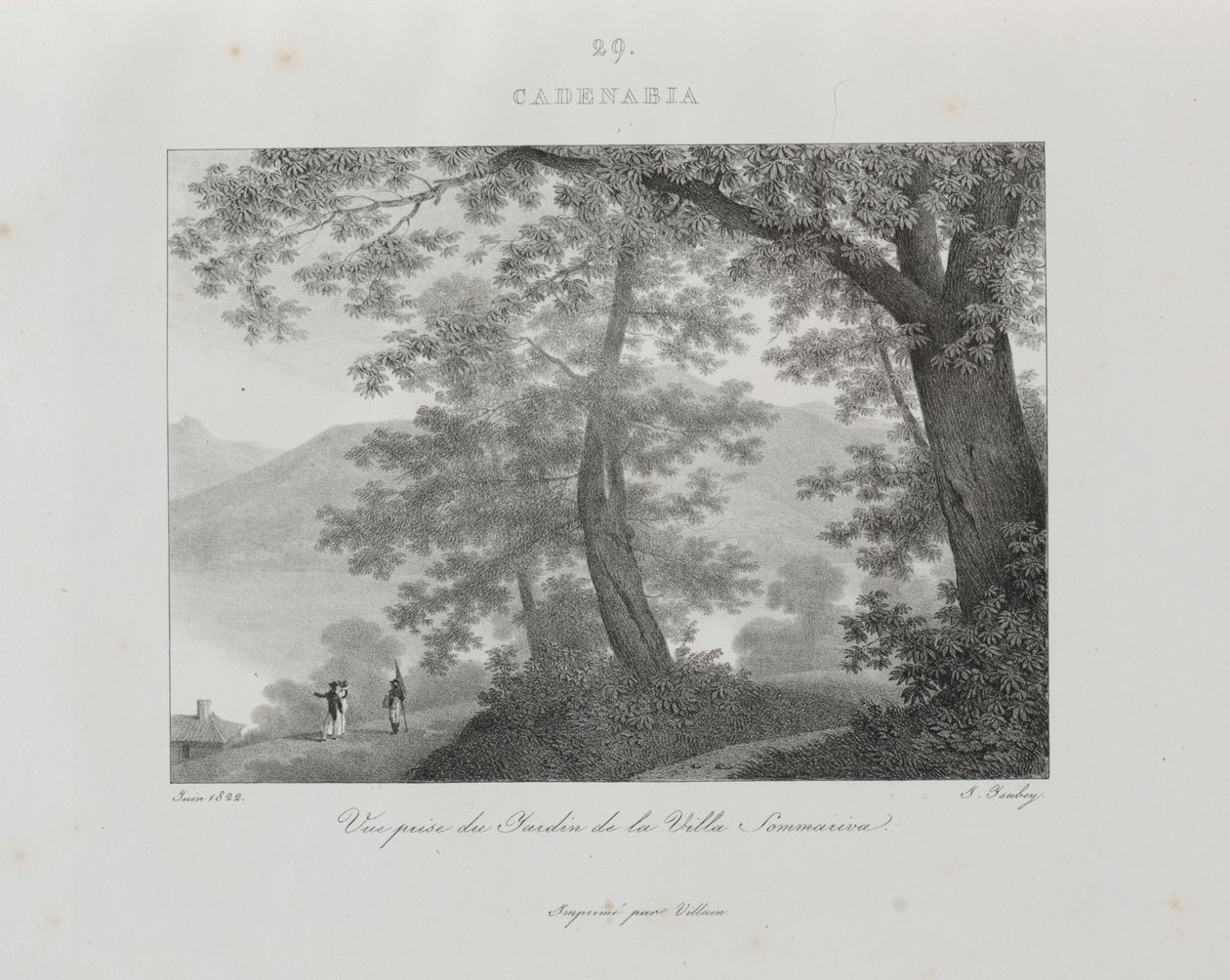 Viagem à Itália em 1822 de Jean Baptiste Isabey