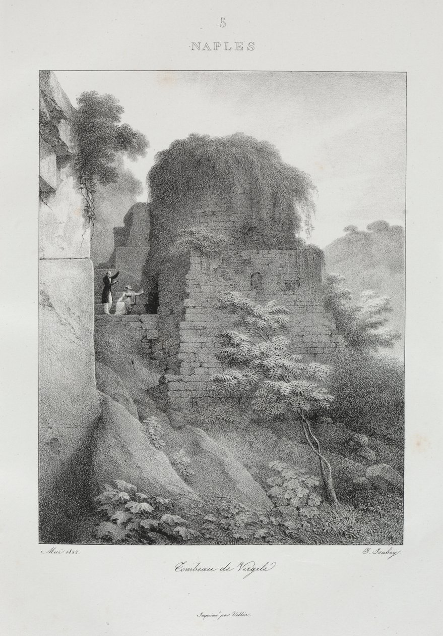 Viagem à Itália em 1822 de Jean Baptiste Isabey