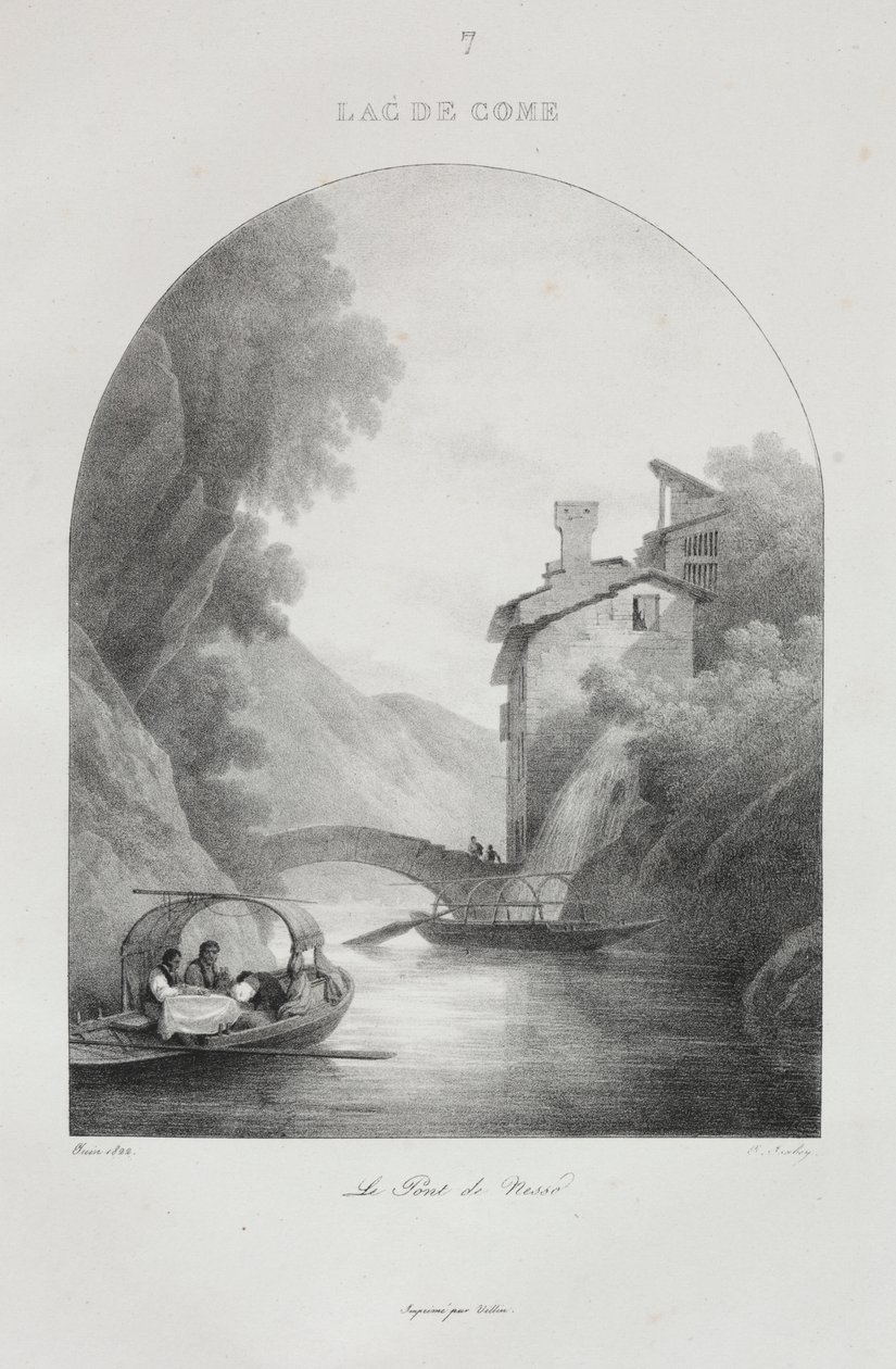 Viagem à Itália em 1822 de Jean Baptiste Isabey