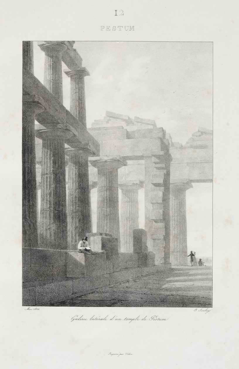 Viagem à Itália em 1822 de Jean Baptiste Isabey