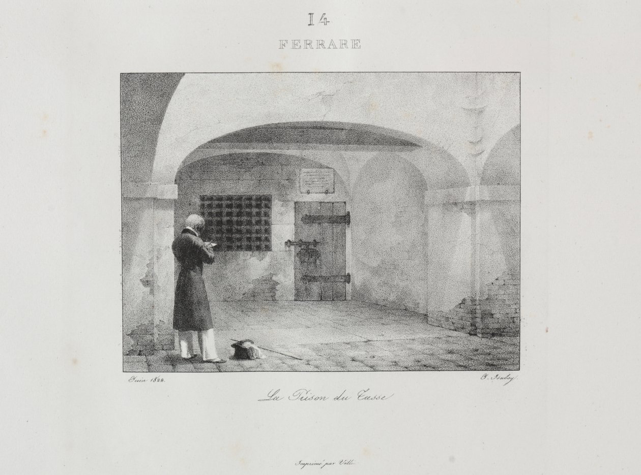 Viagem à Itália em 1822 de Jean Baptiste Isabey